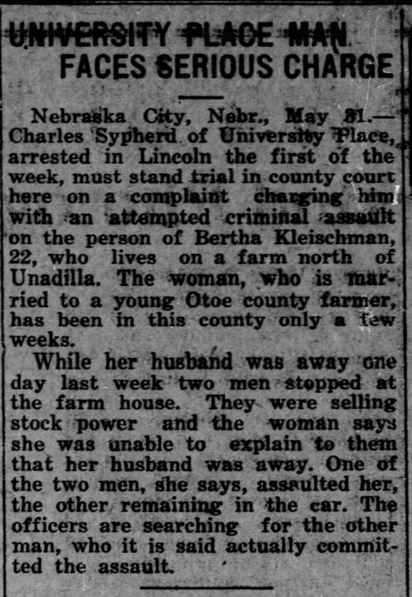Clipping from The Beatrice Daily Express